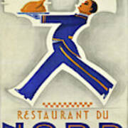 Art Deco Restaurant Poster Swiss Poster