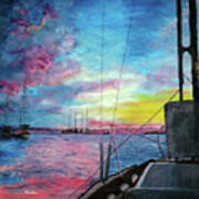 Art Of The Sail At The End Of The Day Poster