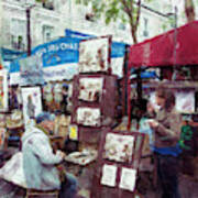 Artist In Montmartre Poster