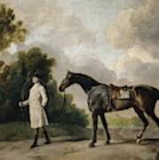 Assheton, First Viscount Curzon, And His Mare Maria, 1771 Oil On Canvas R. F.1973-94. Poster