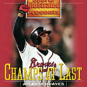 Atlanta Braves David Justice, 1995 World Series Sports Illustrated Cover Poster