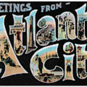 Atlantic City Greetings #1 Poster