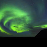 Aurora Borealis In Alaska Poster