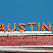 Austin Neon Sign Poster