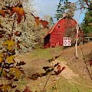 Autumn Barn Poster