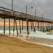 Avalon Pier - Kill Devil Hills Nc Poster