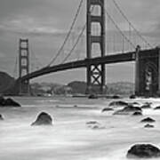 Baker Beach Impressions Poster