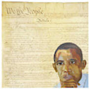 Barack Obama - Constitution Poster