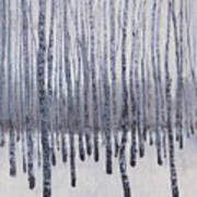 Bare Trees In Winter Ii Poster