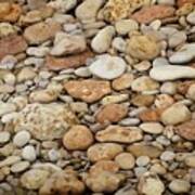 Beach Stones Binigaus Menorca Poster
