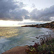 Beautiful Laguna Coast After Sunset Poster