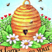 Bee Hive Home Poster