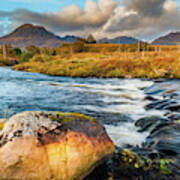 Beinn Alligin From The River Balgy Poster