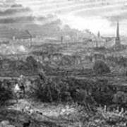 Birmingham Viewed From The South Poster