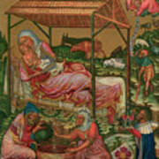 Birth Of Christ, C1350 1955. Artist Poster