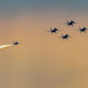 Blue Angels Pass Through Poster