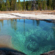 Blue Hot Spring Poster