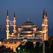 Blue Mosque In Istanbul Poster