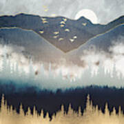 Blue Mountain Mist Poster