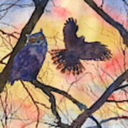 Blue Owl Poster