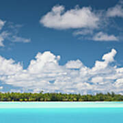 Bora-bora Paradise Lagoon Islet Motu Poster