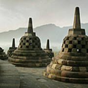 Borobudur Temple Poster