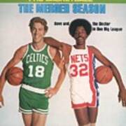 Boston Celtics Dave Cowen And New York Nets Julius Erving Sports Illustrated Cover Poster