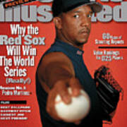 Boston Red Sox Pedro Martinez, 2000 Mlb Baseball Preview Sports Illustrated Cover Poster
