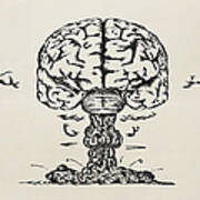 Brain Launch. Sketch Poster
