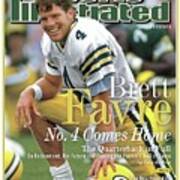 Brett Favre, No. 4 Comes Home Special Commemorative Issue Sports Illustrated Cover Poster