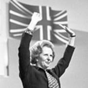 British Prime Minister Margaret Thatcher Poster