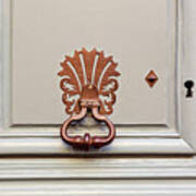 Bronze Seashell Paris Door Knocker Poster