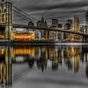 Brooklyn Bridge In New York City! Poster