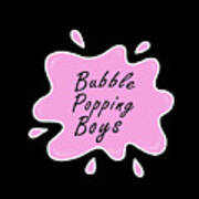Bubble Popping Boys Poster