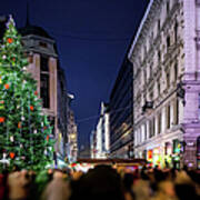 Budapest - Christmas Market Poster
