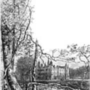 Burleigh House Gardens, Stamford Poster