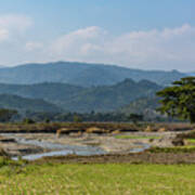 Burmese Landscape In Mandalay Poster