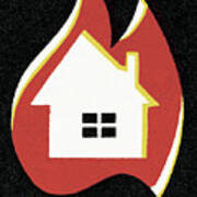 Burning House Poster