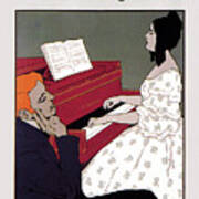 C. Bechstein - Music Lesson Poster