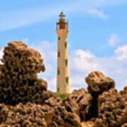 California Lighthouse Aruba Poster