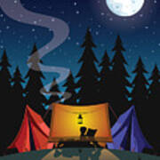 Camping Poster