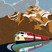 Canadian Pacific Rail Vintage Travel Poster Poster