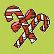 Candy Canes Poster