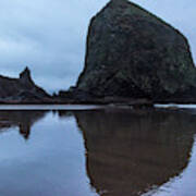 Cannon Beach Gloom Poster