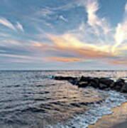 Cape Cod Flash Sunset Poster