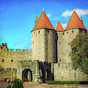 Carcassonne Gate Poster