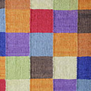 Carpet Rug In Woven Contemporary Square Poster