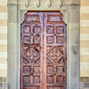 Carved Door Of Cortona Poster