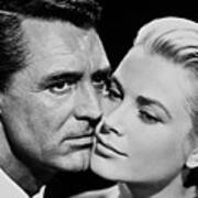 Cary Grant And Grace Kelly Closeup In To Catch A Theif Poster