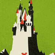 Castle On Mountian Poster